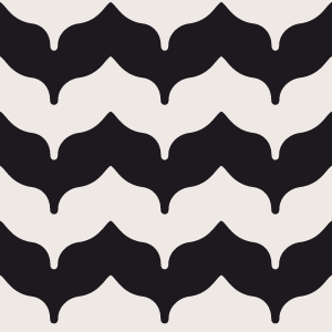 Decorative cement tile Dove 1 with bands and lines, arches and curves